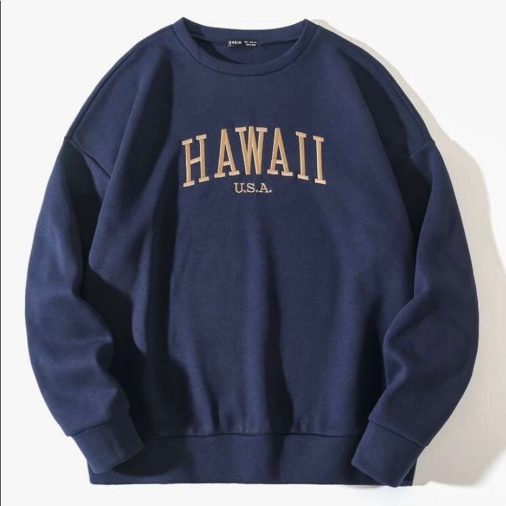 Embroidered Hawaii Sweatshirt
